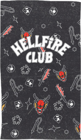 Полотенце 3D - hellfire club [3] - Mfest