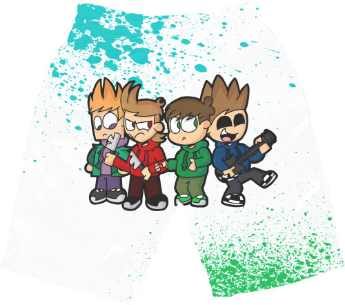 Men's Shorts 3D - Eddsworld 2 - Mfest