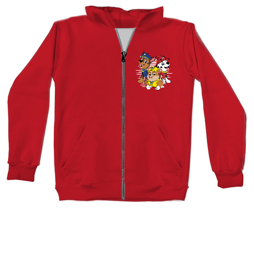 Unisex Zip-through Hoodie - Paw Patrol  5 - Mfest