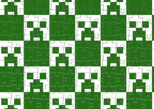 Puzzle - Creeper Minecraft - Mfest