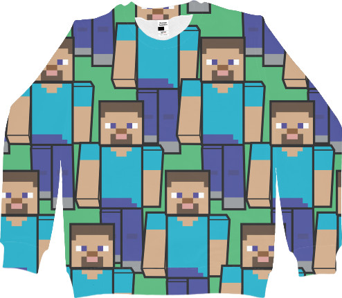 Women's Sweatshirt 3D - Minecraft 50 - Mfest