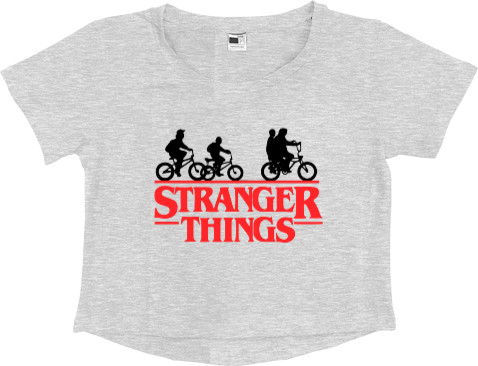 Women's Cropped Premium T-Shirt - Stranger Things 5 - Mfest