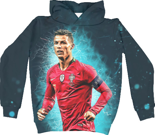 Kids' Hoodie 3D -  Cristiano Ronaldo - Mfest