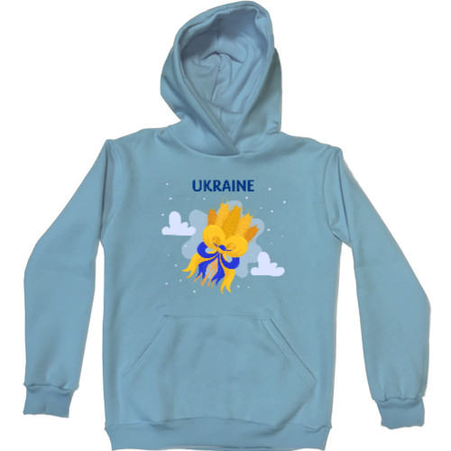 Kids' Premium Hoodie - Ukraine with a bouquet - Mfest