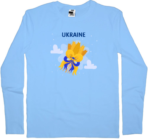 Ukraine with a bouquet