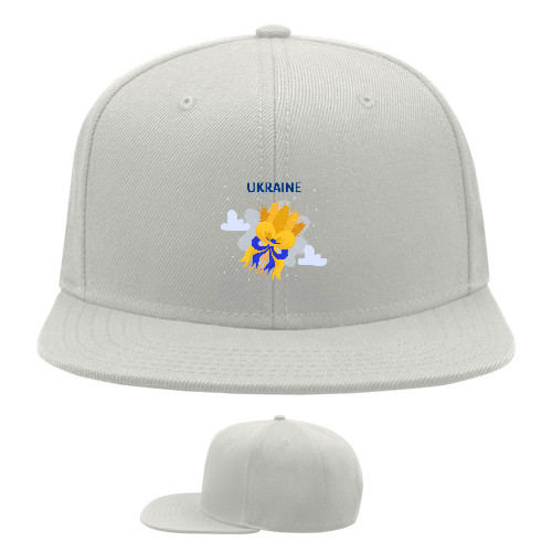 Snapback Baseball Cap - Ukraine with a bouquet - Mfest