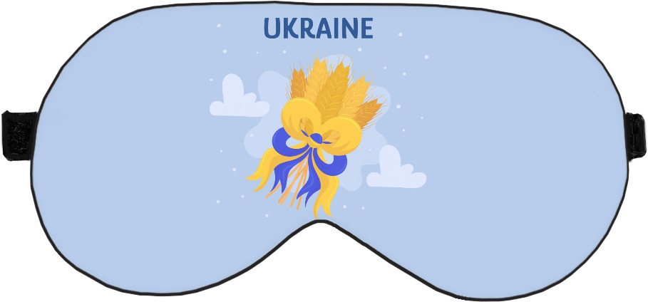 Sleep Mask 3D - Ukraine with a bouquet - Mfest