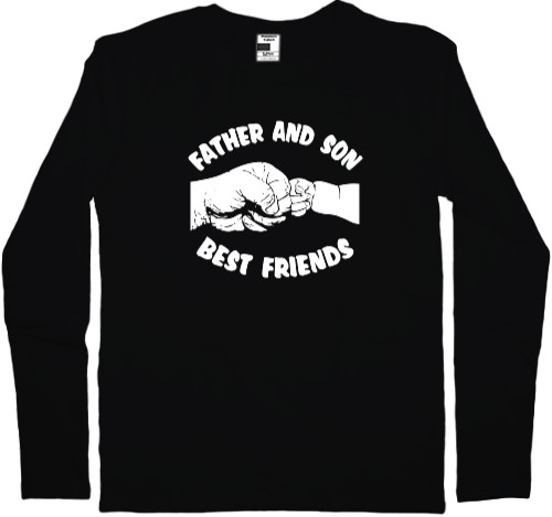 Men's Longsleeve Shirt - Father and son - Mfest