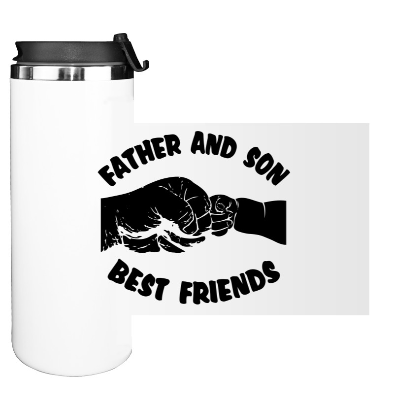 Water Bottle on Tumbler - Father and son - Mfest