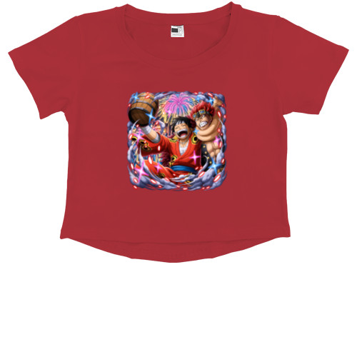 Kids' Premium Cropped T-Shirt - One Piece 44 - Mfest