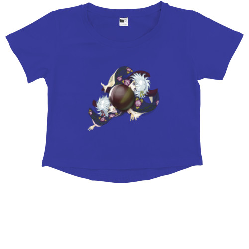 Kids' Premium Cropped T-Shirt - Sisters Ubuyashiki - Mfest