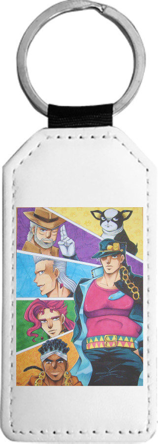 Rectangular Keychain - JoJo's Bizarre Adventure - Mfest