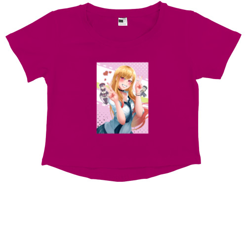 Kids' Premium Cropped T-Shirt - Marin Kitagawa - Mfest