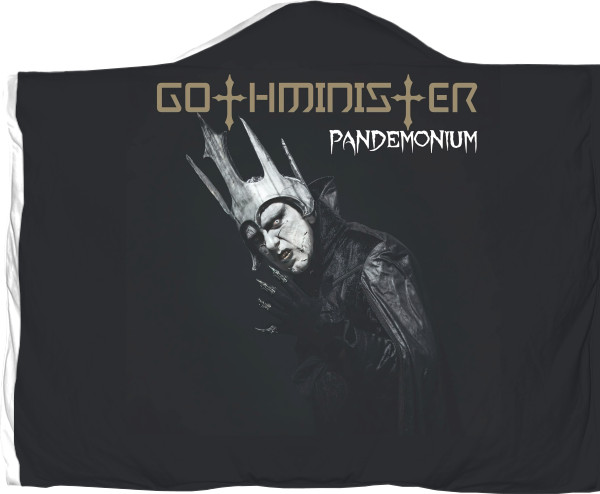 Плед с капюшоном 3D - Gothminister - Mfest