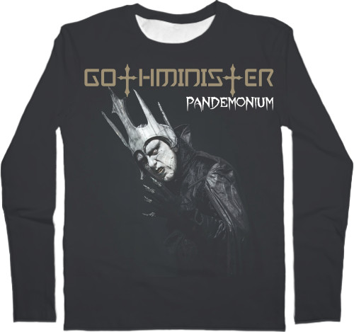 Футболка з Довгим Рукавом Чоловіча 3D - Gothminister - Mfest