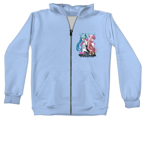 Kids' Zip-through Hoodie - Hatsune Miku and Hitori Gotou - Mfest