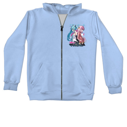 Unisex Zip-through Hoodie - Hatsune Miku and Hitori Gotou - Mfest