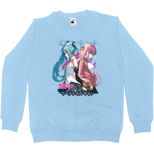 Women's Premium Sweatshirt - Hatsune Miku and Hitori Gotou - Mfest