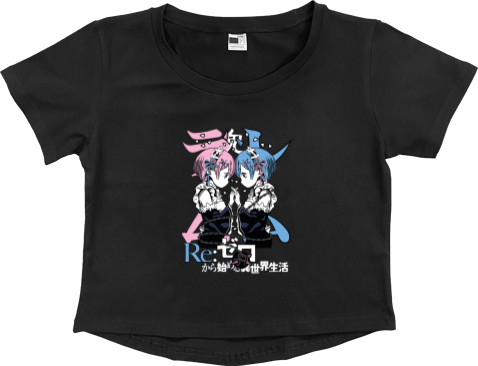 Women's Cropped Premium T-Shirt - Re Zero - Mfest