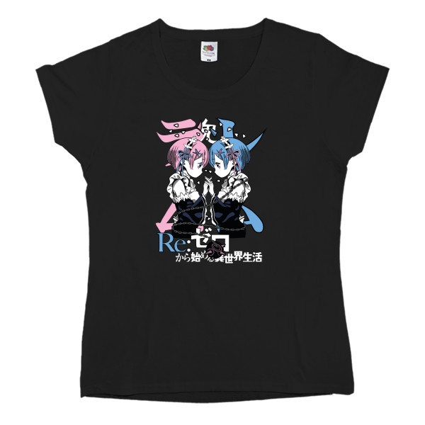 Women's T-shirt Fruit of the loom - Re Zero - Mfest