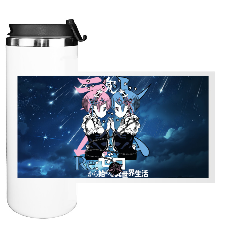 Water Bottle on Tumbler - Re Zero - Mfest