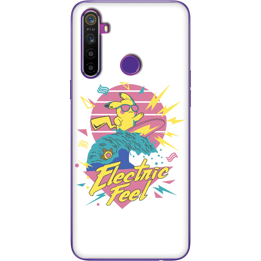 Чехол Realme - Pokemon Electric Feel - Mfest