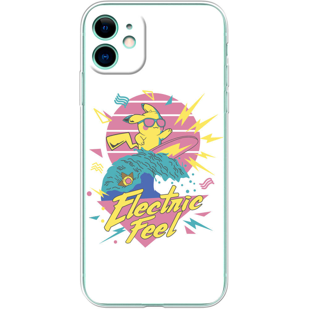 Чехол iPhone - Pokemon Electric Feel - Mfest