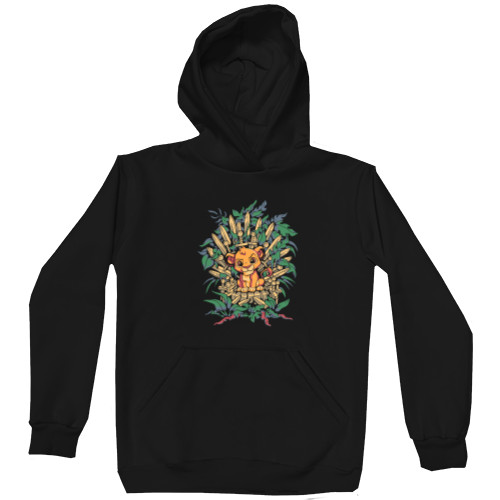 Kids' Premium Hoodie -  Lion King on the throne - Mfest