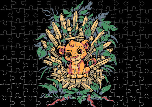 Puzzle -  Lion King on the throne - Mfest