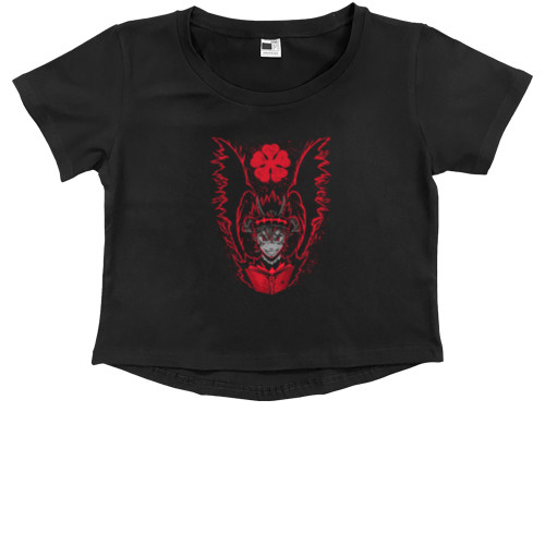 Kids' Premium Cropped T-Shirt - Black Clover 2 - Mfest