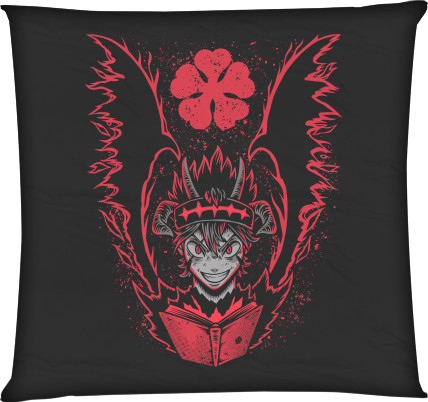 Square Throw Pillow - Black Clover 2 - Mfest