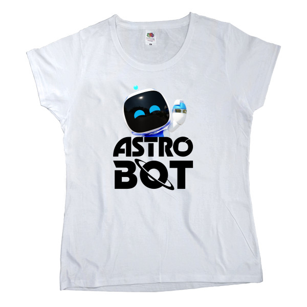 Футболка Классика Женская Fruit of the loom - Astro Bot 3 - Mfest