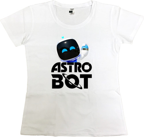 Футболка Преміум Жіноча - Astro Bot 3 - Mfest