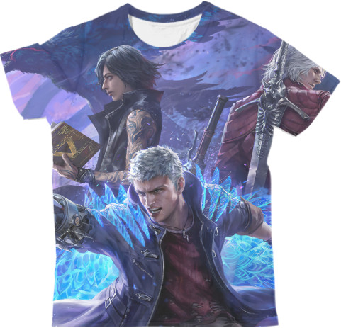 Man's T-shirt 3D -  Devil May Cry  - Mfest