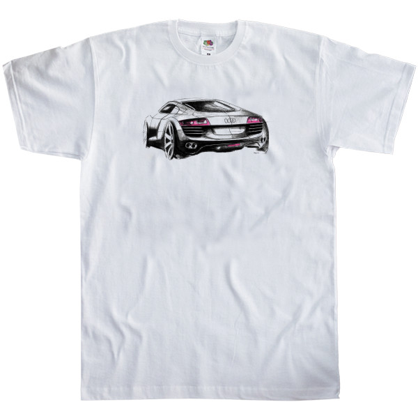 Men's T-Shirt Fruit of the loom - Audi R8 - Mfest