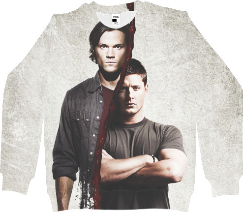 Kids' Sweatshirt 3D - Supernatural 3 - Mfest