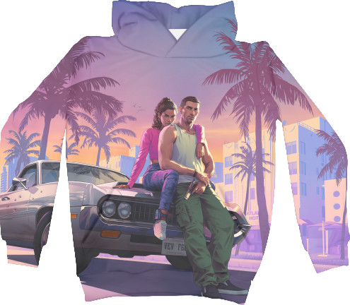 Unisex Hoodie 3D - GTA 6 - Mfest