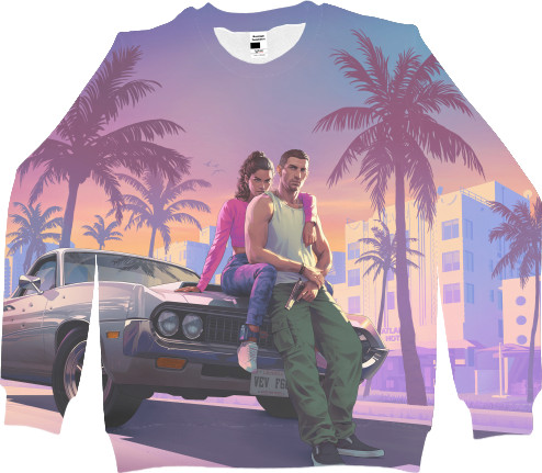 Women's Sweatshirt 3D - GTA 6 - Mfest