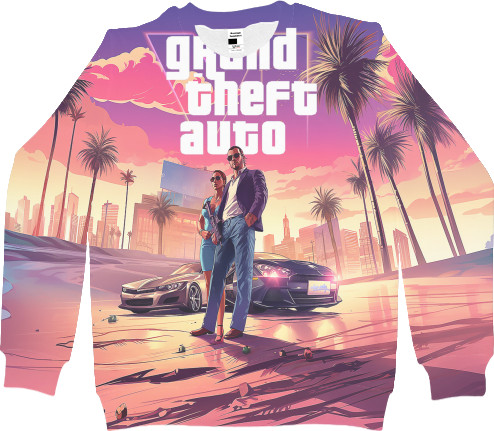 Women's Sweatshirt 3D - Grand Theft Auto - Mfest