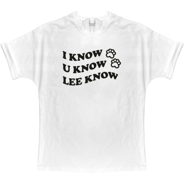 T-shirt Oversize - Lee Know 2 - Mfest