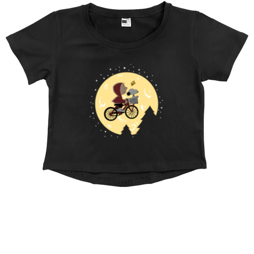 Kids' Premium Cropped T-Shirt -  Snoopy  - Mfest