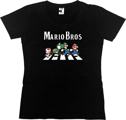 Women's Premium T-Shirt - Mario Bros - Mfest