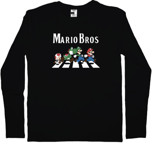 Men's Longsleeve Shirt - Mario Bros - Mfest