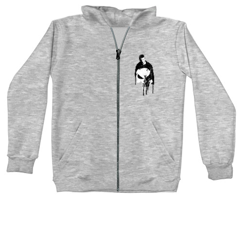 Kids' Zip-through Hoodie - Punisher 4 - Mfest