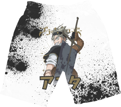 Men's Shorts 3D - Asta Black Clover - Mfest