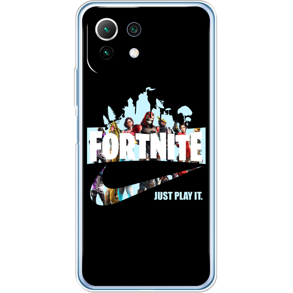 Чехол Xiaomi - Just play it Fortnite - Mfest