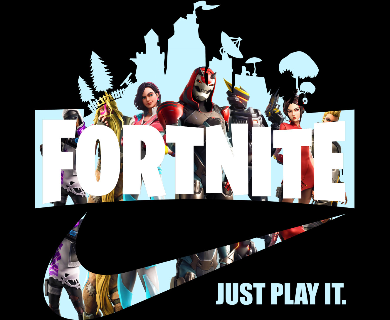 Mouse Pad - Just play it Fortnite - Mfest