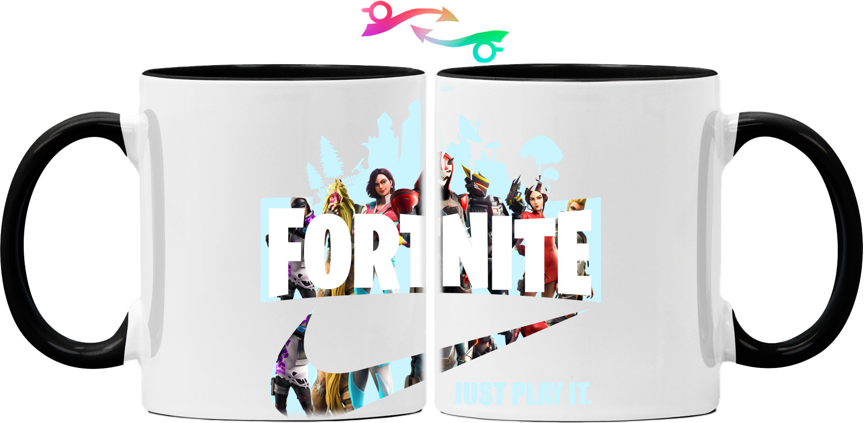 Mug - Just play it Fortnite - Mfest