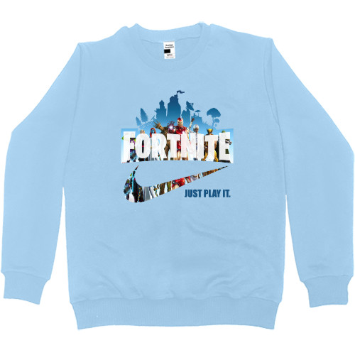 Kids' Premium Sweatshirt - Just play it Fortnite 2 - Mfest