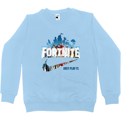 Men’s Premium Sweatshirt - Just play it Fortnite 2 - Mfest